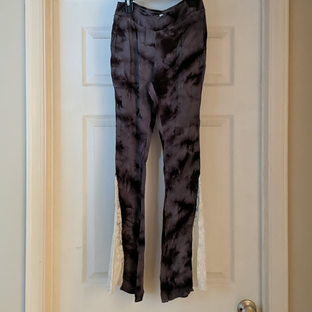 Boho Flared Linen Pants